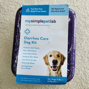 MySimplePetLab Diarrhea Care Dog Kit vet new